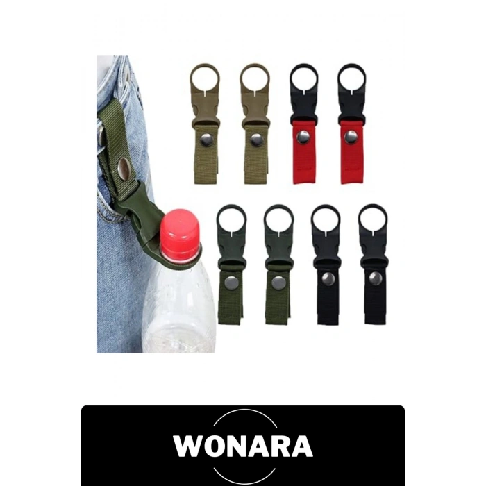 #SuŞişesiTaşıyıcı Su Şişesi Taşıma Aparatı Kemer Çanta Askı Klipsi Matara Tutucu Toka Yürüyüş Kamp Seyahat Outdoor Doğa Sporu Pratik Hafif Dayanıklı Lastik Halkalı Çıtçıtlı Bağlantı Aksesuarı