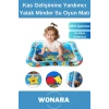 Dayanıklı BPA İçermez Güvenli Eğlenceli Bebek Kas Gelişimine Yardımcı Yatak Minder Su Oyun Matı