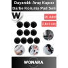 Premium Yüksek Kalite Dayanıklı Araç Kapısı Darbe Önleyici Çarpma ve Aşınma Koruma Pad Seti 20 Adet
