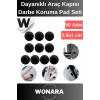 Premium Yüksek Kalite Dayanıklı Araç Kapısı Darbe Önleyici Çarpma ve Aşınma Koruma Pad Seti 50 Adet
