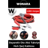 Özel Üretim %100 Bakır Kalın Kablo 1200 Amper Güçlü ve Dayanıklı Oto Akü Takviye Hızlı Şarj Kablosu