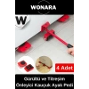 Özel Üretim ABS Plastik Tekerlekli Krikolu Ağır Beyaz Eşya ve Mobilya Kaydırma Aleti Seti