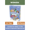 Eğitici Zeka Geliştirici Aile ile El-Göz Koordinasyonu Desteği Eğlenceli Hayvanları Öğreniyorum Seti