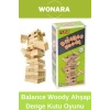 Premium Board Games - Zeka Eğlence Geliştirici Eğitici Strateji Balance Woody Ahşap Denge Kutu Oyunu