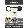 Özel Tasarım Sevgili Arkadaş Şık ve Dekoratif Hediyelik Porselen Mickey Mouse Motifli Kupa Bardak