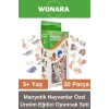 Zeka ve Motor Becerileri Geliştiren Manyetik Hayvanlar 30 Parça Özel Üretim Eğitici Oyuncak Seti