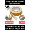 Kolay Kullanım İz Bırakmayan Su Sızdırmaz Yapışkan Montaj İçin Çift Taraflı Köpük Bant 2 mt 1 adet