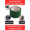 Sızdırmaz Suya Dayanıklı Yeşil Renk Çok Amaçlı Tamir ve İzolasyon Bandı 10m 2 Adet