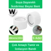 Sızdırmaz Suya Dayanıklı Beyaz Renk Çok Amaçlı İzolasyon ve Tamir Bandı 10m 5 Adet