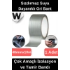 Sızdırmaz Suya Dayanıklı Gri Renk Çok Amaçlı Tamir ve İzolasyon Bandı 10m 1 Adet