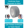 Sızdırmaz Suya Dayanıklı Gri Renk Çok Amaçlı İzolasyon ve Tamir Bandı 10m 3 Adet