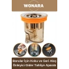 Deluxe Seri Standart DN40-DN50 Borularıyla Uyumlu Banyo Geri Akış Koku Önleyici Gider Aparatı