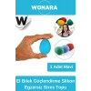 Pratik Yüksek Kalite El Bilek Çalıştırma Güçlendirme Fizik Tedavi Slikon Egzersiz Stres Topu