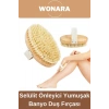 #BanyoFırça Doğal Peeling %100 Doğal Selülit Önleyici Yumuşak Vücut Masaj At Kılı Banyo Fırçası