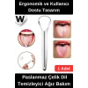 #DilTemizleyici Paslanmaz Çelik Dil Temizleyici Ergonomik Ağız Bakım Aparatı Uzun Ömürlü Dayanıklı Hijyenik Kolay Temizlenebilir Dil Kazıyıcı Kötü Koku Giderici Profesyonel Temizlik Aracı