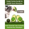 #KediOyuncağı Özel Üretim Catnip Kedi Oyuncak Topu Avokado Tasarımlı Diş Temizleyici Stres Azaltıcı Doğal Kedi Nanesi İçerikli Ağız Hijyen Destekleyici Sağlıklı İnteraktif Oyun Aparatı