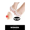 #Parmak Ayırıcı Silikon Hallux Valgus Gece Ateli Ortopedik Ayak Parmak Ayırıcı Kemik Düzeltici Makaralı Bunyon Koruyucu Yıkanabilir Esnek Destek Aparatı Rahat Kullanım Ayak Bakım Ürünü