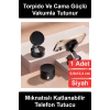 #TelefonTutucu Mıknatıslı Katlanabilir Araç Telefon Tutucu 360 Derece Döner Vakumlu Torpido Cam Uyumlu Manyetik Oto Navigasyon Standı Sürgü Kilitli Masaüstü Siyah Telefonluk Halka Düz Plakalı Set