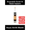 #AkrilikMastik Beyaz Akrilik Mastik Silikonize 500 gr Kartuş Boyanabilir Esnek Dolgu Macunu Duvar Çatlak Pencere Kapı Kasası Derz İzolasyon Sızdırmazlık İç Dış Mekan Tadilat Yapı Yalıtım Malzemesi