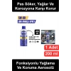#SW-60 Çok Amaçlı Yağlayıcı Sprey 200 ml Pas Sökücü Çözücü Korozyon Önleyici Temizleyici Bisiklet Zincir Yağı Kilit Cıvata Vida Metal Aksam Bakım Endüstriyel Profesyonel Atölye Mekanizma Otomotiv