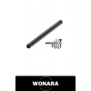 #BıçakAskısı Mıknatıslı Bıçak Askısı 55 cm Manyetik Tutucu Bant Çubuğu Duvara Monte Vidalı Mutfak Düzenleyici Metal Gereç Askılığı Siyah Şık Dekoratif Güçlü Çekim Pratik Organizer Saklama Aparatı