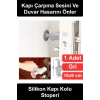 #KapıStoperi Silikon Kapı Kolu Stoperi Tamponu Vantuzlu Duvar Koruyucu Sessiz Çarpma Önleyici Darbe Emici Kulp Kılıfı Gürültü Engelleyici Yumuşak Esnek Gri Ev Ofis Bebek Odası Güvenlik Aparatı