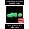 Fosforlu Sibop Kapağı 4lü Set Karanlıkta Parlayan Yeşil Neon Jant Tekerlek Lastik Supap Başlığı Otomobil Motosiklet Bisiklet Moped Minibüs Evrensel Uyumlu ABS Plastik Toz Su Geçirmez Araç Aksesuarı