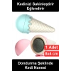 #KediNanesi Dondurma Şeklinde Catnip Topu Kedi Otu Çift Taraflı Bantlı Duvara Pencereye Yapışan Yavru Kedilere Uygun Sakinleştirici İştah Açıcı Evcil Hayvan Etkileşimli Oyuncağı Pp Malzemeli