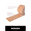 #GöğüsBandı Göğüs Dikleştirme Bandı S Beden 25 mm 5 Metre Ten Rengi Su Geçirmez Askısız Sırtı Açık Elbise İçin Görünmez Sutyen Push Up Toparlayıcı Yapışkanlı Kaldırıcı Pamuklu Elastik Kadın