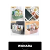 #RafAyırıcı Buzdolabı Raf Ayırıcı 10 Adet Kapak İçi Bölme Düzenleyici Şeffaf Plastik Mutfak Kiler Dolap Organizer Çok Amaçlı Tak Çıkar Şişe Kavanoz Sabitleyici Pratik Yer Tasarrufu Sağlayan Set