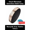 #TelefonTutucu Manyetik Araç Telefon Tutucu Mıknatıslı Oto Torpido Konsol Tutacağı 360 Derece Dönebilir Metal Kompakt Mini Yapışkanlı Navigasyon Standı Tüm Akıllı Modellerle Uyumlu Ev Ofis Kullanımı