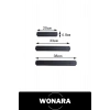#BıçakAskısı Mıknatıslı Bıçak Askısı 38 cm Duvara Monte Manyetik Tutucu Siyah Mutfak Düzenleyici Metal Gereç Asma Aparatı Vidalı Montaj Pratik Organizer Şık Dekoratif Tasarım Kolay Kurulum