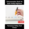 #VoltajTestCihazı Temassız Voltaj Test Cihazı LED Işıklı Sesli Uyarılı Ayarlanabilir Hassasiyetli Elektrik Akım Dedektörü Faz Kontrol Kalemi Priz Kablo Canlı Hat Tespit Aleti Taşınabilir Profesyonel