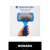 #KediKöpekTarağı Evcil Hayvan Tüy Toplama Metal Uçlu Ergonomik Saplı Profesyonel Pet Bakım Ölü Kıl Alıcı Grooming Fırçası Asma Delikli Kısa Uzun Tüylü Dostlar İçin Blister Kartelalı Pratik Tarama