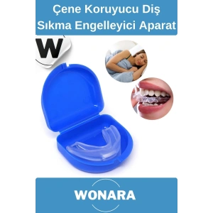 Premium Diş Gıcırdatma Önleyici Çene Koruyucu Gece Plağı Diş Sıkma Engelleyici Dişlik Aparat