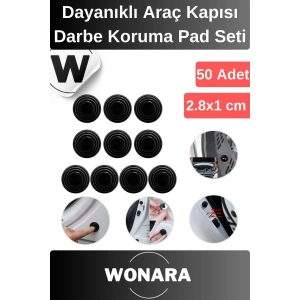 Premium Yüksek Kalite Dayanıklı Araç Kapısı Darbe Önleyici Çarpma ve Aşınma Koruma Pad Seti 50 Adet