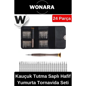 Özel Üretim 112 Gr Ağırlığında Hafif Hassas Tamirat İçin Mini Çıtçıtlı Cüzdan Tornavida Seti