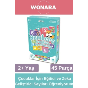 Eğitici Zeka Geliştirici Aile ile El-Göz Koordinasyonu Desteği Eğlenceli Sayıları Öğreniyorum Seti