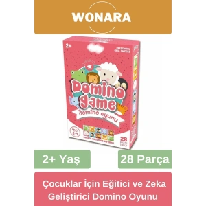 Eğitici Zeka Geliştirici Aile ile El-Göz Koordinasyonu Desteği Eğlenceli Domino Oyunu Seti