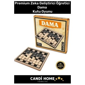 Özel Seri  Eğitici Zeka Geliştirici Öğretici Eğlence Aile Parti Yılbaşı Etkinlik Dama Kutu Oyunu