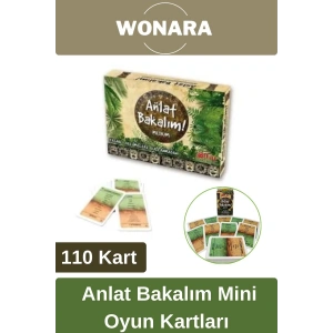 Premium Board Games - Zeka Eğlence Geliştirici Eğitici Strateji Anlat Bakalım Mini Oyun Kartları