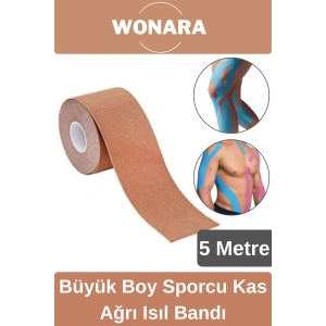 Geniş Boyutlu Hızlı Sonuç Veren Kas Eklem Bel Bacak Sırt Omuz Kalça Sporcu Ağrı Kesici Isıl Bandı