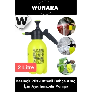 Ergonomik Ayarlanabilir Basınçlı Püskürtmeli 2 Litre Profesyonel Bahçe Araç Temizleme Pompası