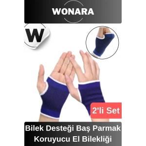 Özel Üretim Elastik Sporcu Bilek Desteği Avuç İçi Baş Parmak Koruyucu Bandaj Rahat El Bilekliği