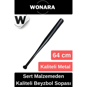 Özel Üretim Dayanıklı Kırılmaz Metal 64 cm Mükemmel Kavrayışlı Kaliteli Beyzbol Sopası