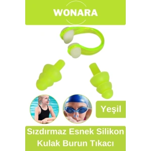 Özel Tasarım Suya Dayanıklı Yıkanabilir Kaymaz Sızdırmaz Esnek Silikon Kulak Burun Tıkacı