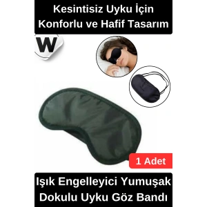 #UykuBandı Özel Üretim Uyku Göz Bandı Işık Engelleyici Yumuşak Dokulu Hafif Lastikli Konfor Sağlayan Seyahat Dinlenme Meditasyon Kullanımına Uygun Ergonomik Kaliteli Uyku Maskesi Siyah