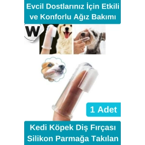 #DişKaşımaFırçası Özel Üretim Kedi Köpek Diş Fırçası Şeffaf Silikon Parmağa Takılan Ağız Bakım Aparatı Yumuşak Diş Eti Dostu Tartar Önleyici Evcil Hayvan Temizlik Kaşıma Fırçası