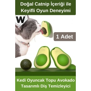 #KediOyuncağı Özel Üretim Catnip Kedi Oyuncak Topu Avokado Tasarımlı Diş Temizleyici Stres Azaltıcı Doğal Kedi Nanesi İçerikli Ağız Hijyen Destekleyici Sağlıklı İnteraktif Oyun Aparatı