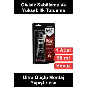 #MontajYapıştırıcısı Ultra Güçlü Montaj Yapıştırıcısı Beyaz 50 ml Çivisiz Sabitleme Tutkalı Sıvı Çivi Tadilat Onarım Dekorasyon Ev Atölye İçin Boyanabilir Çok Amaçlı Yüksek Tutunma Kartela Ambalaj Tüp